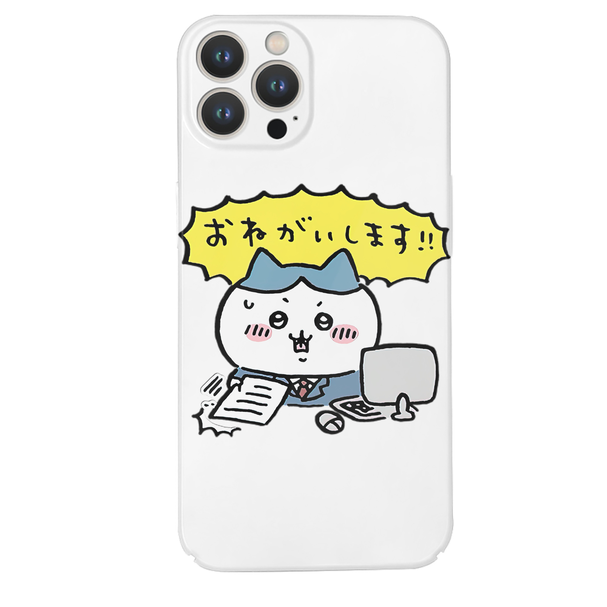 （画像用） ちいかわ ハチワレ Chii-kawa hachiware 【iPhone 14シリーズ対応】ハードケース